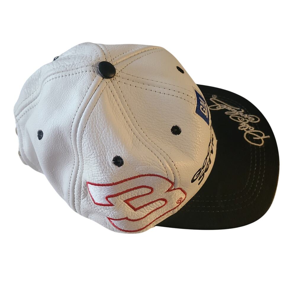 Vintage Dale Earnhardt Sr Strapback #3 GM Goodwrench Service Plus Hat Cap Gray - Picture 2 of 7